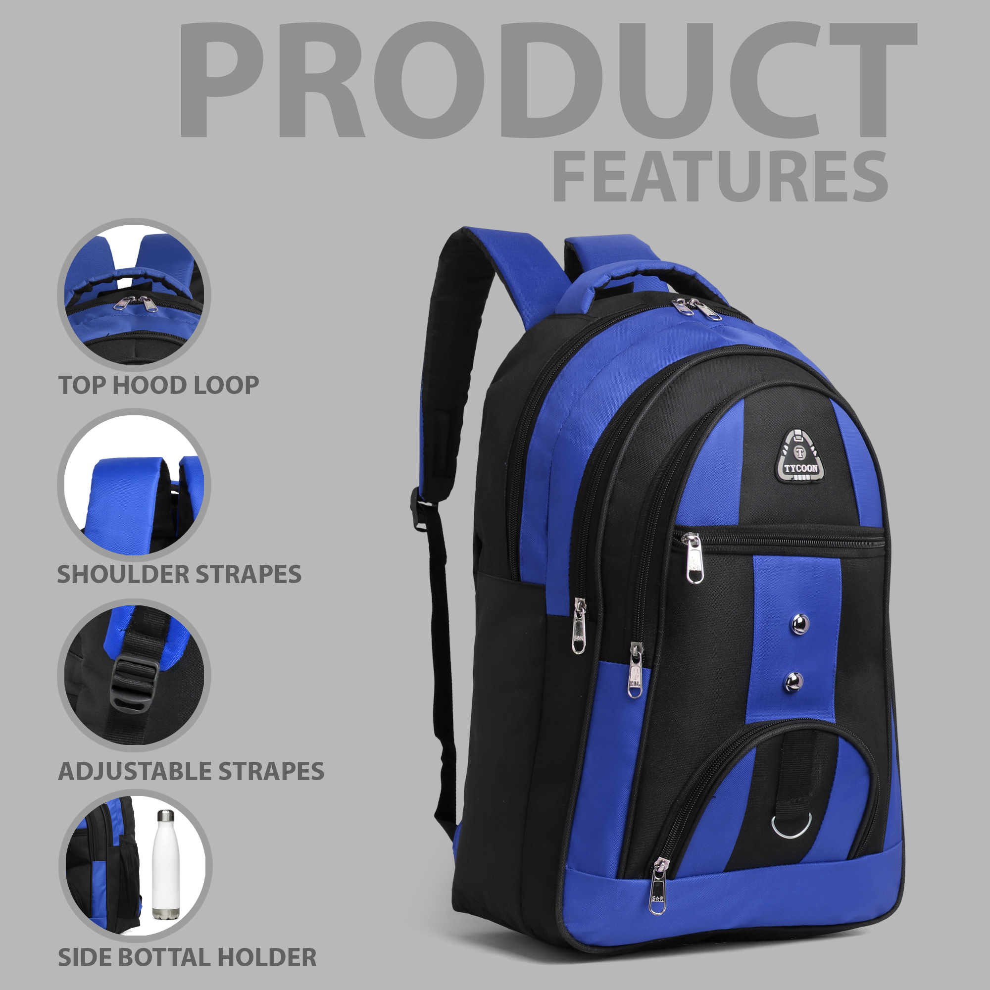 School Mazic Blue Bag